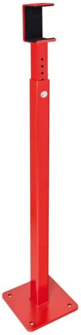 MORAVIA Barrière tournante COMPACT pivotante horizontale cylindre rond L 4500 mm rouge-blanc galvanisé (225.28.929)