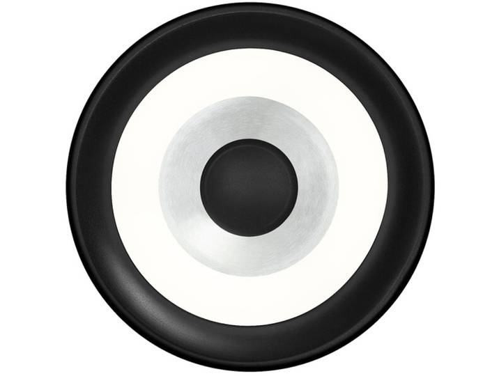 Wandlampe Speaker Aluminium eloxiert Aluminium/Eisen 1600 lm B 20 cm - LED - Lichtfarbe: Warmweiss- LED Energiesparlampe