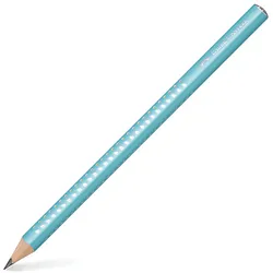 Faber Castell Bleistift Sparkle Jumbo B pearl türkis