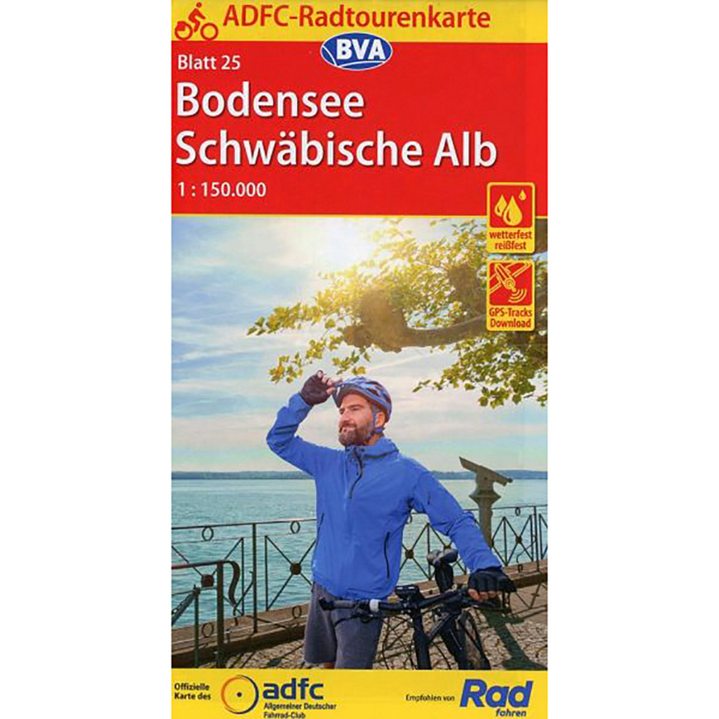 Bielefelder Verlag Bodensee/Schwäbische Alb ADFC-RTK 25 Topografische Karten