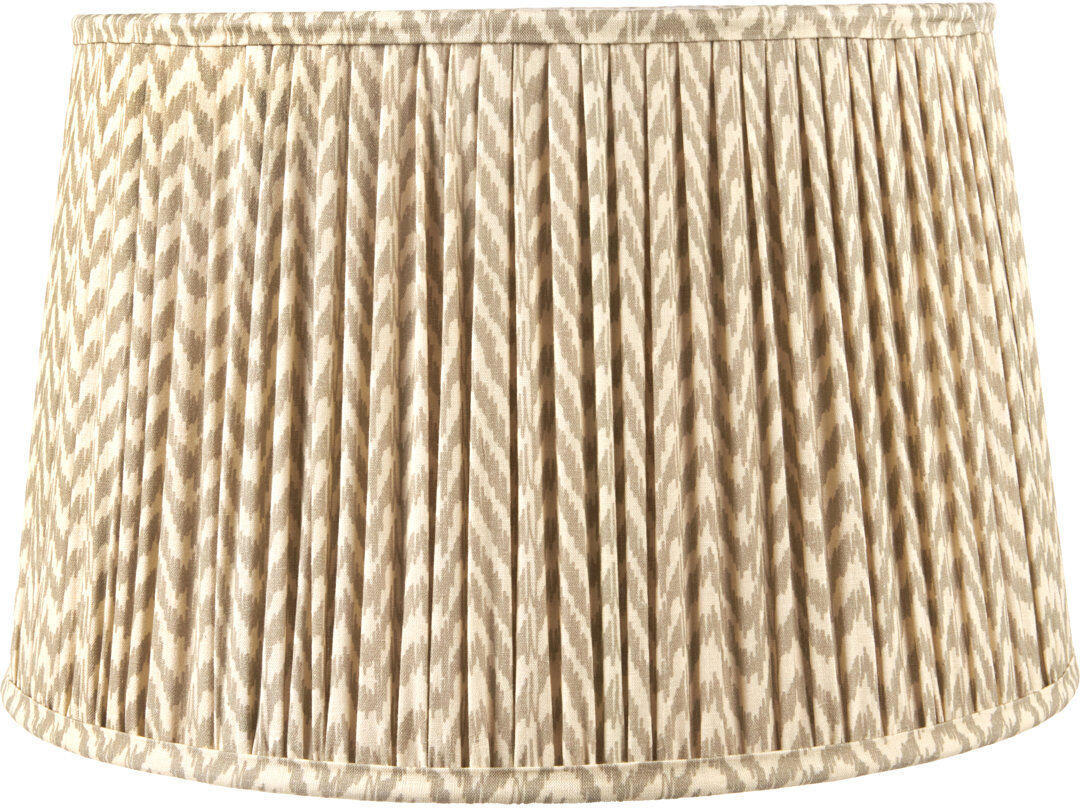 Bloomsbury Market Mio Cotton Empire Lamp Shade ( Uno ) Forest Green 24.5cm H x 40cm W x 40cm D