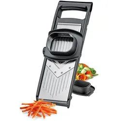 Küchenprofi Gemüsehobel Compact Edelstahl Schwarz