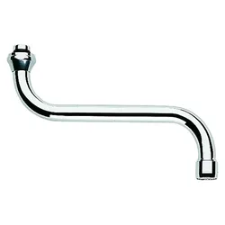 S-Auslauf 13084 Ausladung 200mm für Küchen-Wandbatterien DN15 chrom