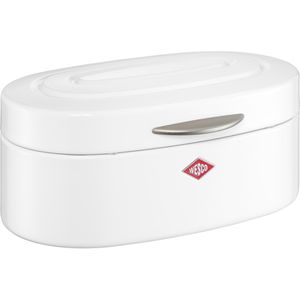 Wesco Brotkasten Single Elly, Stahlblech, Klappdeckel, 32 x 19,4 x 14cm, weiß