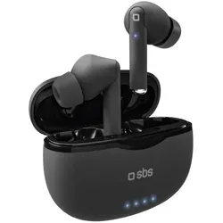 SBS TWS-Ohrhörer mit kabellosem USB-Empfänger (6 h, Kabellos), Kopfhörer, Schwarz