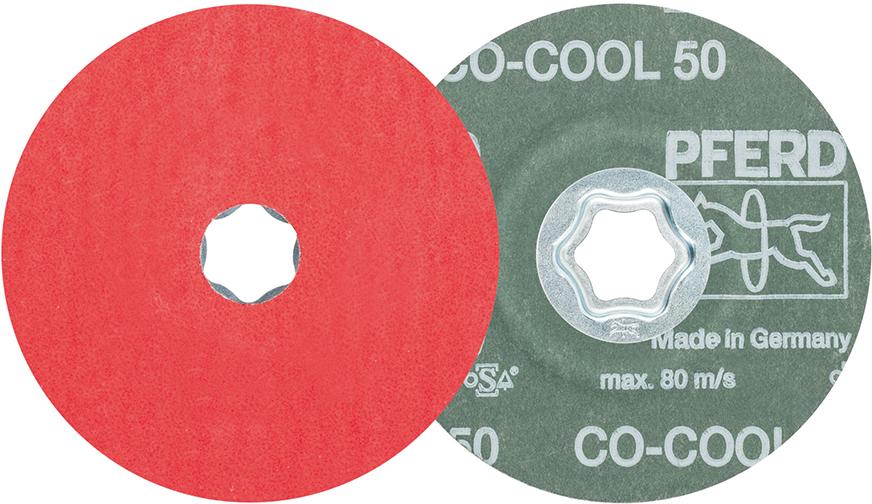 PFERD COMBICLICK-Fiberschleifscheibe CO-COOL