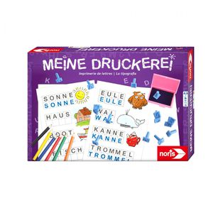 Noris Lernspiel 606049106, Meine Druckerei, ab 6 Jahre, ab 1 Spieler, Lesen lernen