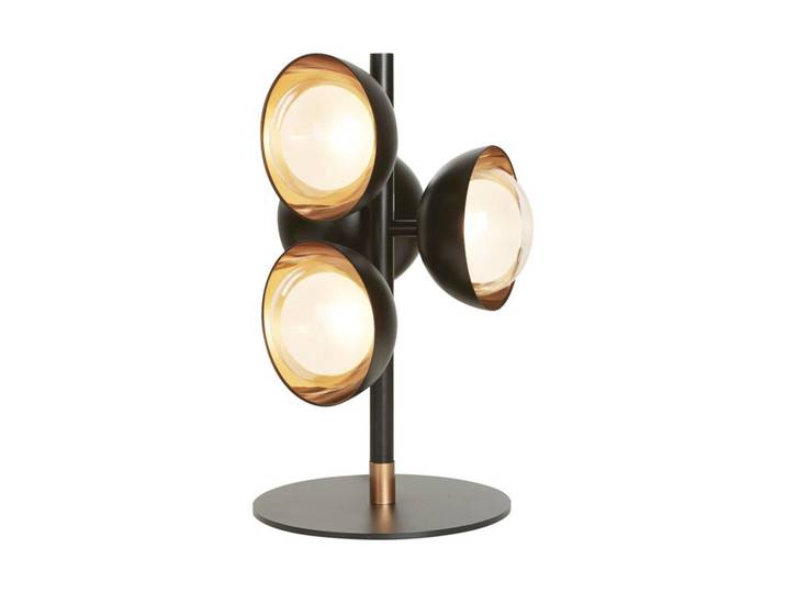 TOOY lampe de table MUSE 554.35 (Laiton brossé - verre et métal)