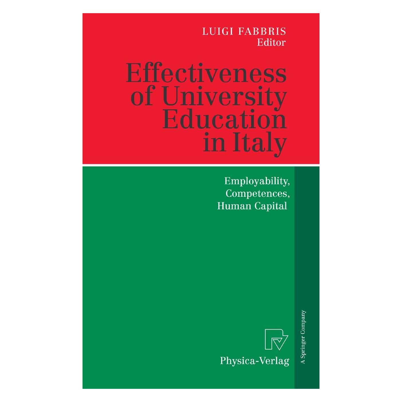 Physica Effectiveness of University Education in Italy (Englisch, Hardcover, Luigi Fabbris) (9783790817492)