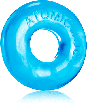 Oxballs Do-Nut-2 - Jelly Cockring with Flat Inner Chamber - Ice Blue