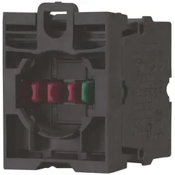 Eaton 173027 Kombination aus Kontaktelement und selbstüberwachendem Kontaktelement M22-K01SMC10 mit Schraubklemmen, Befestigungsadapter M22-A und