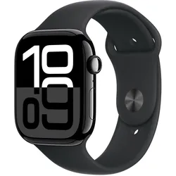 Apple Watch Series 10 (GPS) 46mm Aluminiumgehäuse Diamantschwarz