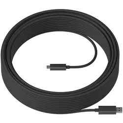 Logitech USB-Kabel von USB Typ-A zu USB-C (10m, schwarz)