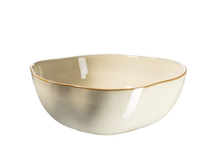MÄSER Schüssel Cordelia beige Steinzeug 1 Stk - Schüssel