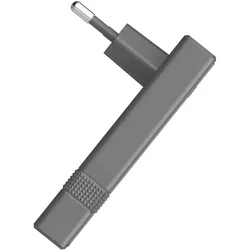 Force Power 65W GaN Dual USB-C Ladegerät L-Shape (65 W), USB Ladegerät, Grau