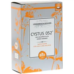 Cystus 052 Bio Halspastillen Honig Orang 132 St