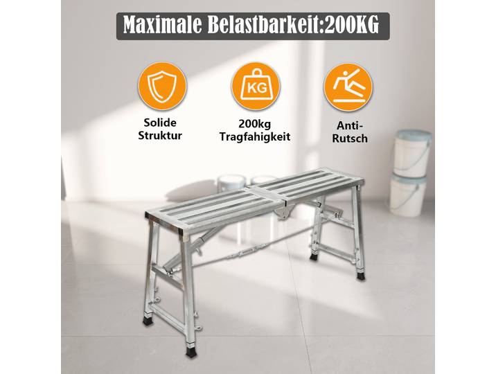 Échelle de chantier pliante multifonctionnelle pour équitation, avec échelle de décoration et échelle de construction, épaissie spéciale