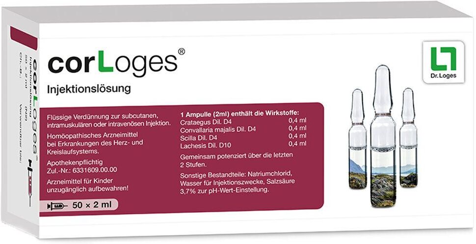 Corloges Injektionslösung Amp. 50x2 ml Ampullen