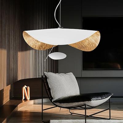 LED-Pendelleuchte, goldener Hut-Kronleuchter, Bar-Modell, Zimmer, Bekleidungsgeschäft, Hotel, Restaurant, Hotel, Club, Lobby-Licht, postmodernes Licht, Luxus, kreativer Kronleuchter mit fliegender