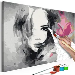 MALEN NACH ZAHLEN Grau 60/40 cm