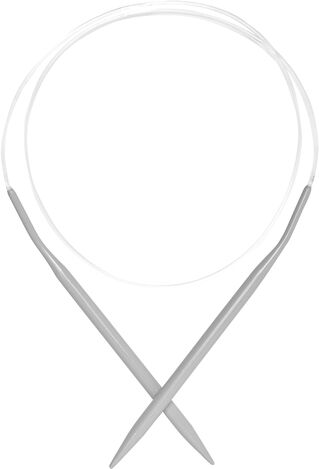 buttinette Rundstricknadel, Aluminium, 80 cm