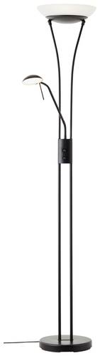 Brilliant Finn LED-Deckenfluter mit Leselampe LED 21W Schwarz