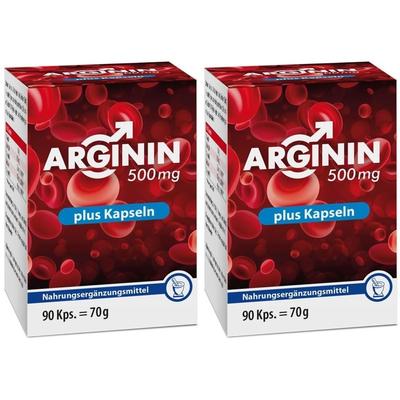 Arginin 500Mg Plus Kapseln x2 2x90 St