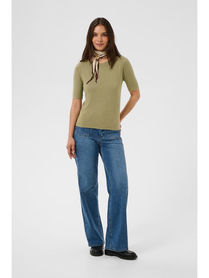 Kaffe Pullover in Khaki - L