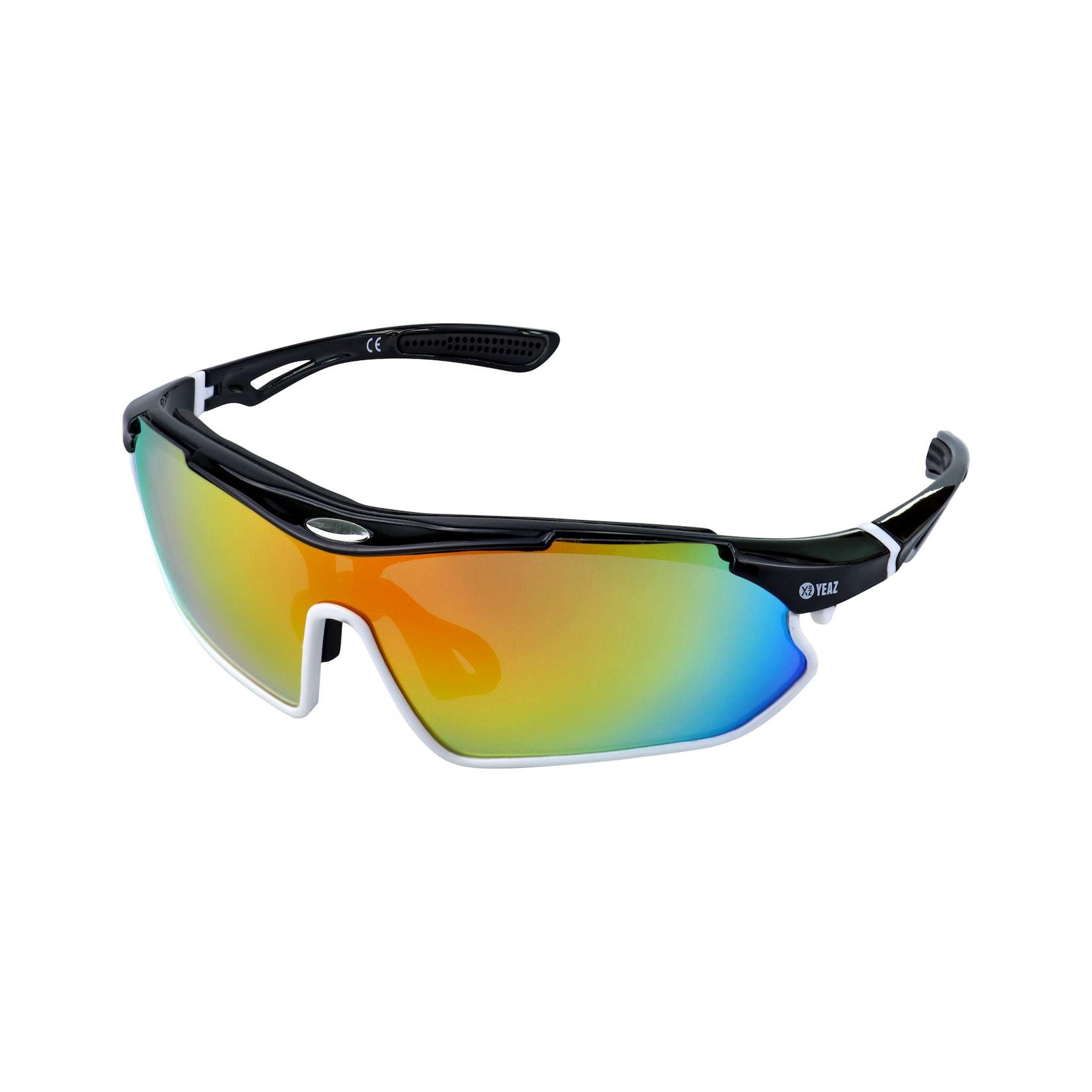 YEAZ Sport-Sonnenbrille schwarz/weiß/rot SUNRAY