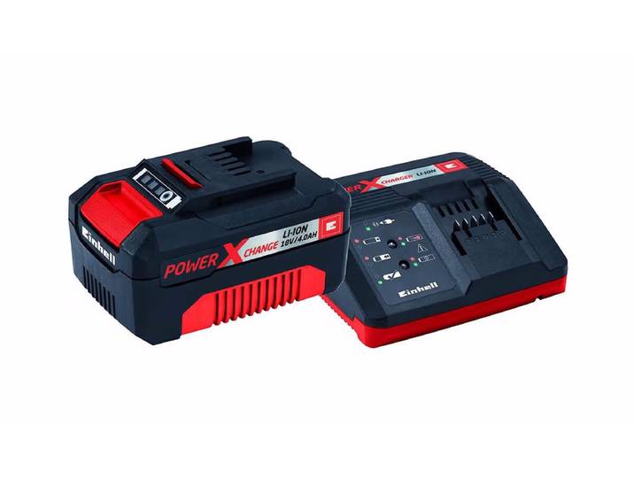 Einhell – EIN 18V 4, 0Ah PXC Starter Kit 1 Akkus / Ladegeräte – Diverses Staubsauger Zubehör – schwarz / rot