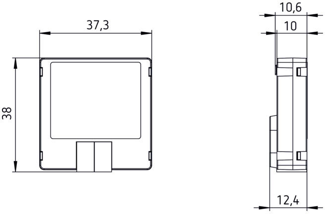 Theben Interface de bouton LUXORliving T2.1 (4800403)