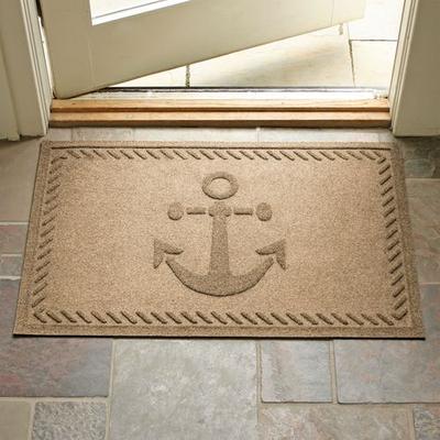 Bungalow Dba Matterly Ships Anchor Doormat 35 x 23, 35 x 23, Khaki