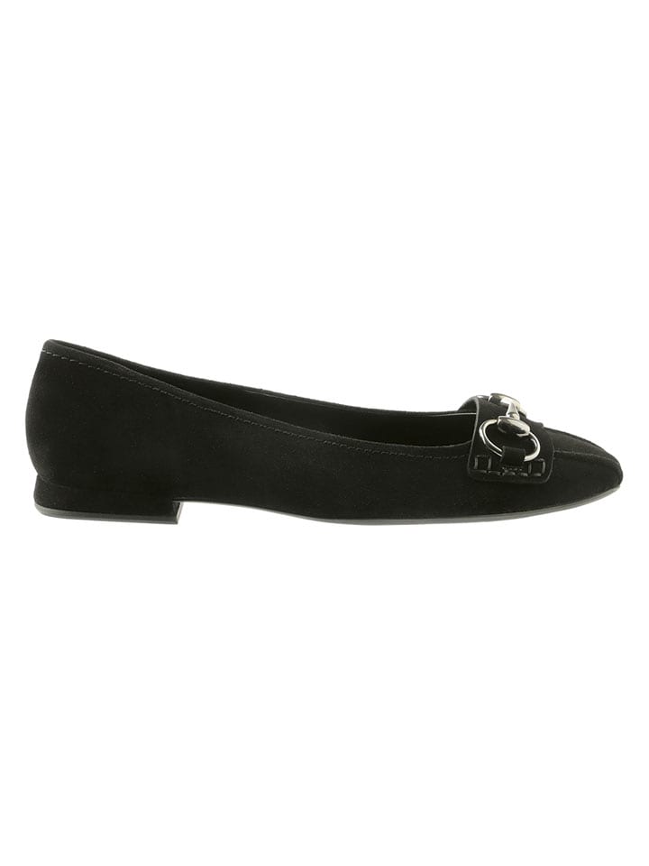 Högl Leder-Ballerinas in Schwarz - 37