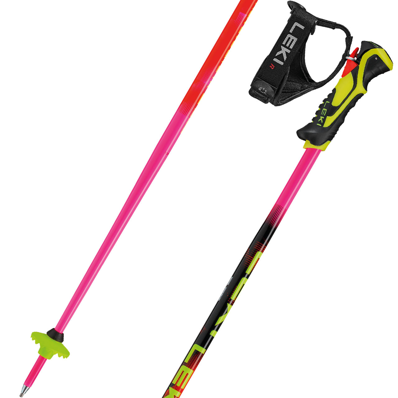 Leki WCR EVO LITE SL TR neonpink/neonorange/neonyellow - 115 cm