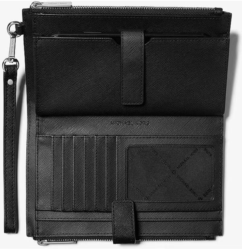 Michael Kors Monedero De Mano 35f8gtvw0l Negro 18,5x11x3cm Unisex