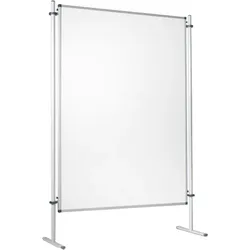 Moderationswand, doppelseitiges Whiteboard, Stahltafel emailliert. Serie NSTT EW