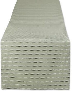 DII Sprig Dobby Stripe Table Runner