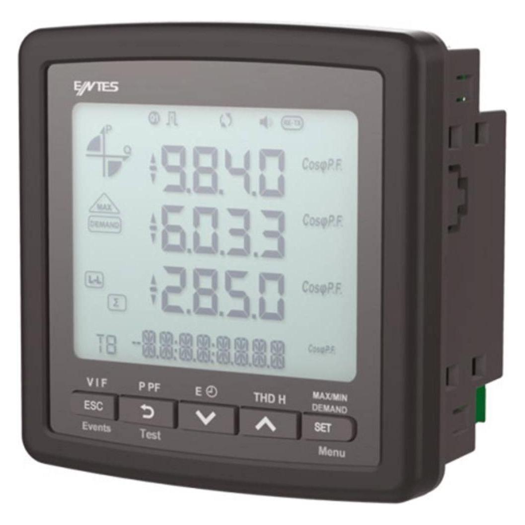Entes MPR-47S-96 Digitales Einbaumessgerät MPR-47S-96 Multimeter Einbauins (MPR-47S-96)