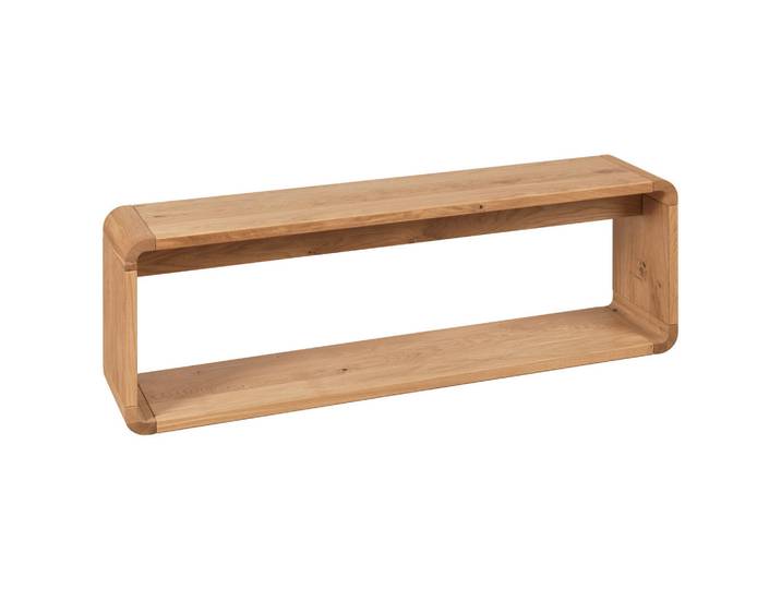 Valnatura Sitzbank, Eichefarben, Holz, Wildeiche, massiv, 140x45x30 cm, in verschiedenen Holzarten erhältlich, Esszimmer, Bank, Sitzbänke