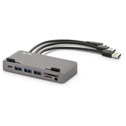 LMP Attach Dock Pro 10 Port SG,Mini-DP,HDMI (USB-C, 10 Ports), Dockingstation + USB Hub, Grau