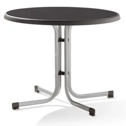 SIEGER  209/ Boulevard-Klapptisch, Ø 86x72 cm, graphit