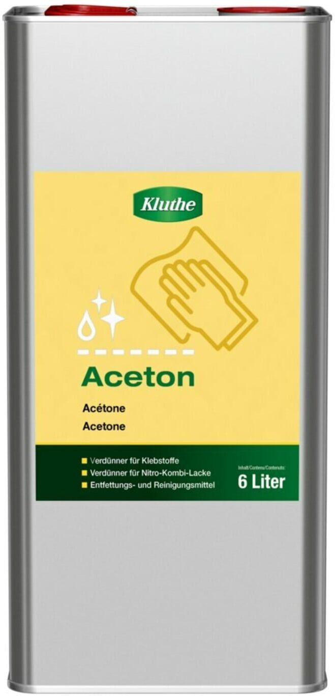 Aceton 6l Kanister Aceton Reinigungs- Entfettungsmittel ; Kluthe (066120330000-0206)