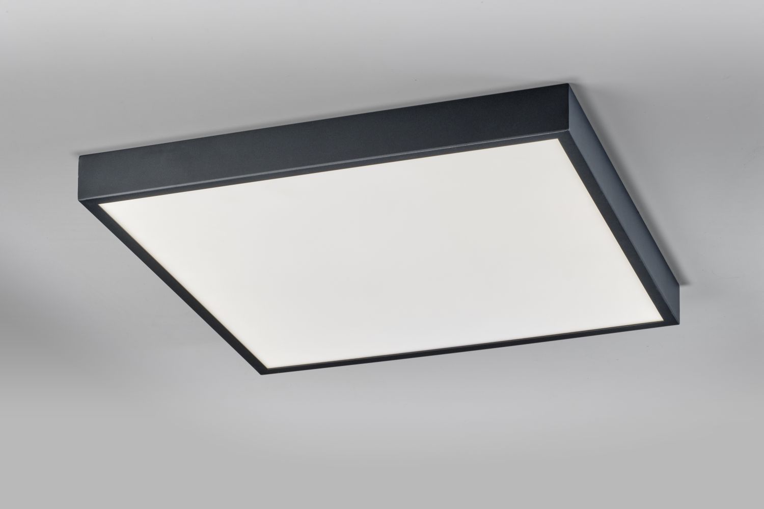LupiaLicht LED-Deckenleuchte VENOX XXLD 50x50cm schwarz (dimmbar) 2229-50-55 4260489575550