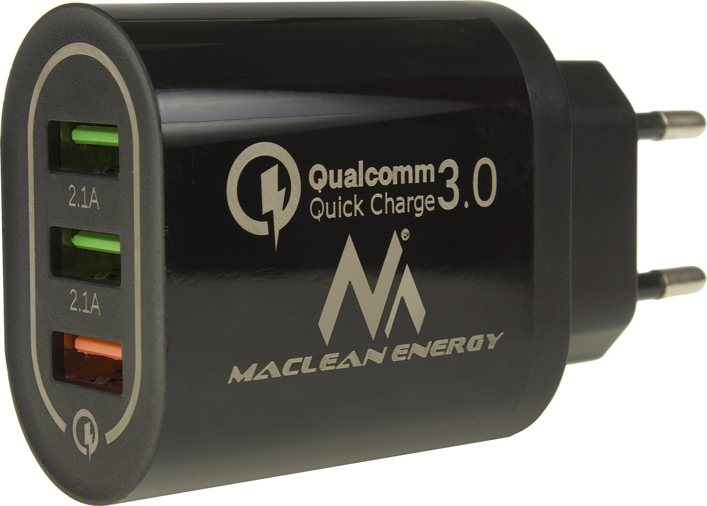 Maclean MCE479 USB-oplader met Quick Charge 3.0 en 3 aansluitingen