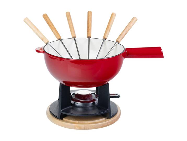 Käsefondue-Set COCON 10-tlg. Rot - Käsefondue-Set