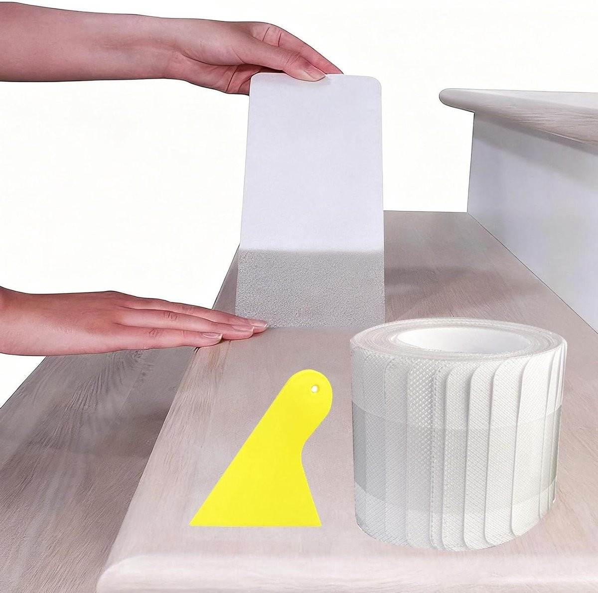 15 stuks Zelfklevende Antislip Traptreden - Transparante Trapmatten voor Veilig Lopen - 60 cm
