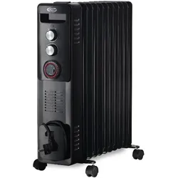 Argo Argoclima 191150028 Elektrischer Raumheizkörper, weiss, 2900 W, elektrischer Öl-Raumheizkörper, Wasserkühlung Radiator, Weiss
