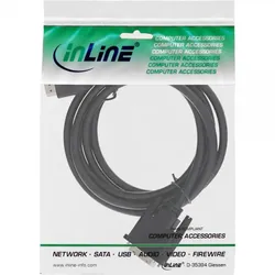 INLINE HDMI-DVI Adapterkabel, HDMI / DVI 18+1, St/St, 2m