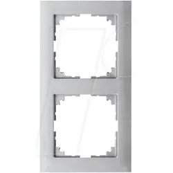 EL MPU 4020-3660 - M-PURE, Rahmen, 2-fach, aluminium, edelmatt