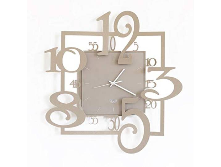 Arti e Mestieri Amos Horologe Murale Beige